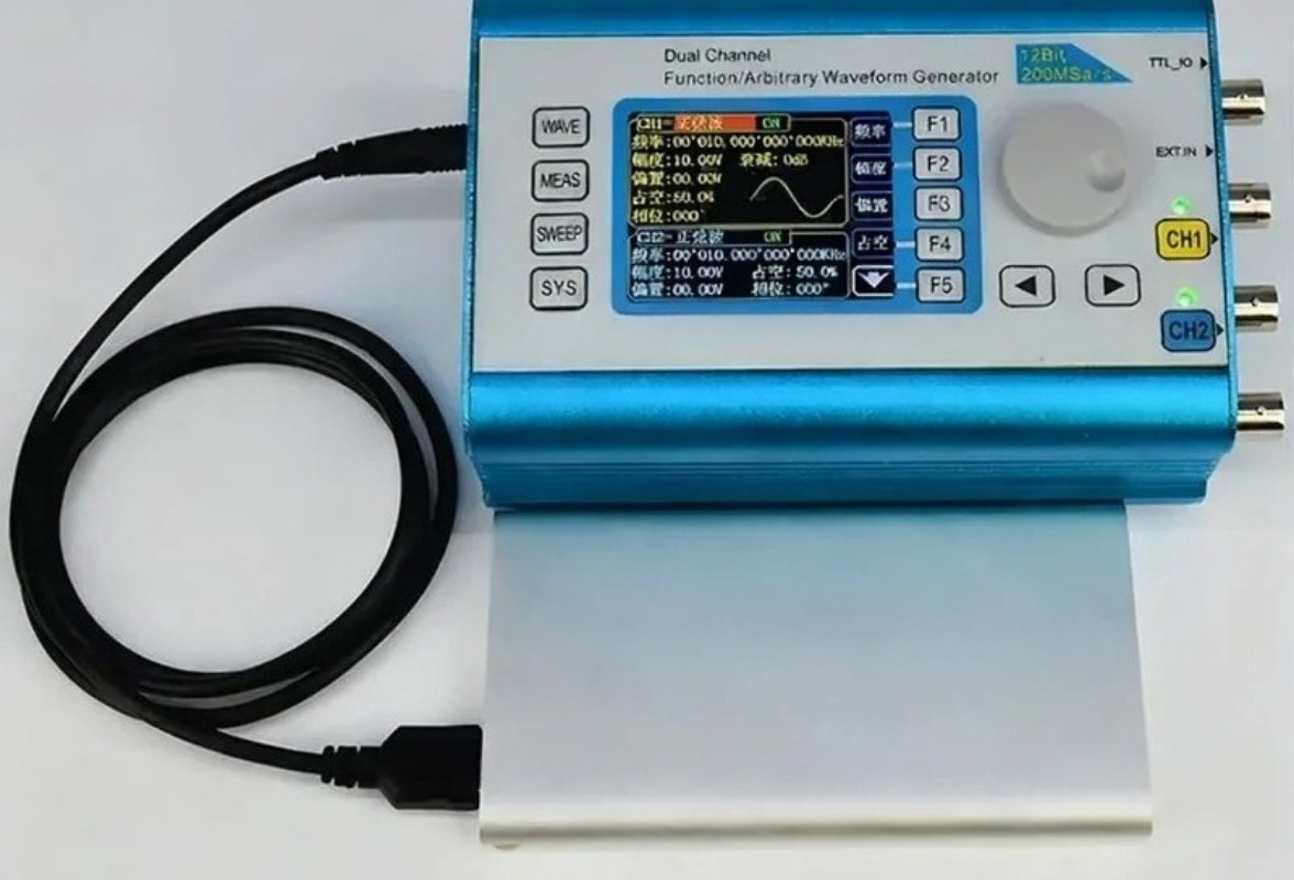 Function Arbitrary Waveform Generator - Çift Kanallı DDS Fonksiyon Sinyal Jeneratörü