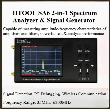El Tipi Spektrum Analizörü 35M - Signal Generator Spectrum Analyzer incelemesi ve fiyatı